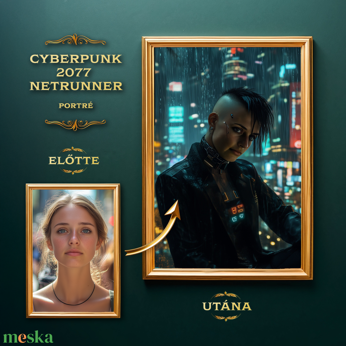 Cyberpunk 2077 Netrunner Portré a Fotódból (No.1), Ajándék Nőknek - művészet - grafika & illusztráció - digitális - Meska.hu Cyberpunk 2077 Netrunner Portré a Fotódból (No.1), Ajándék Nőknek - művészet - grafika & illusztráció - digitális - Meska.hu