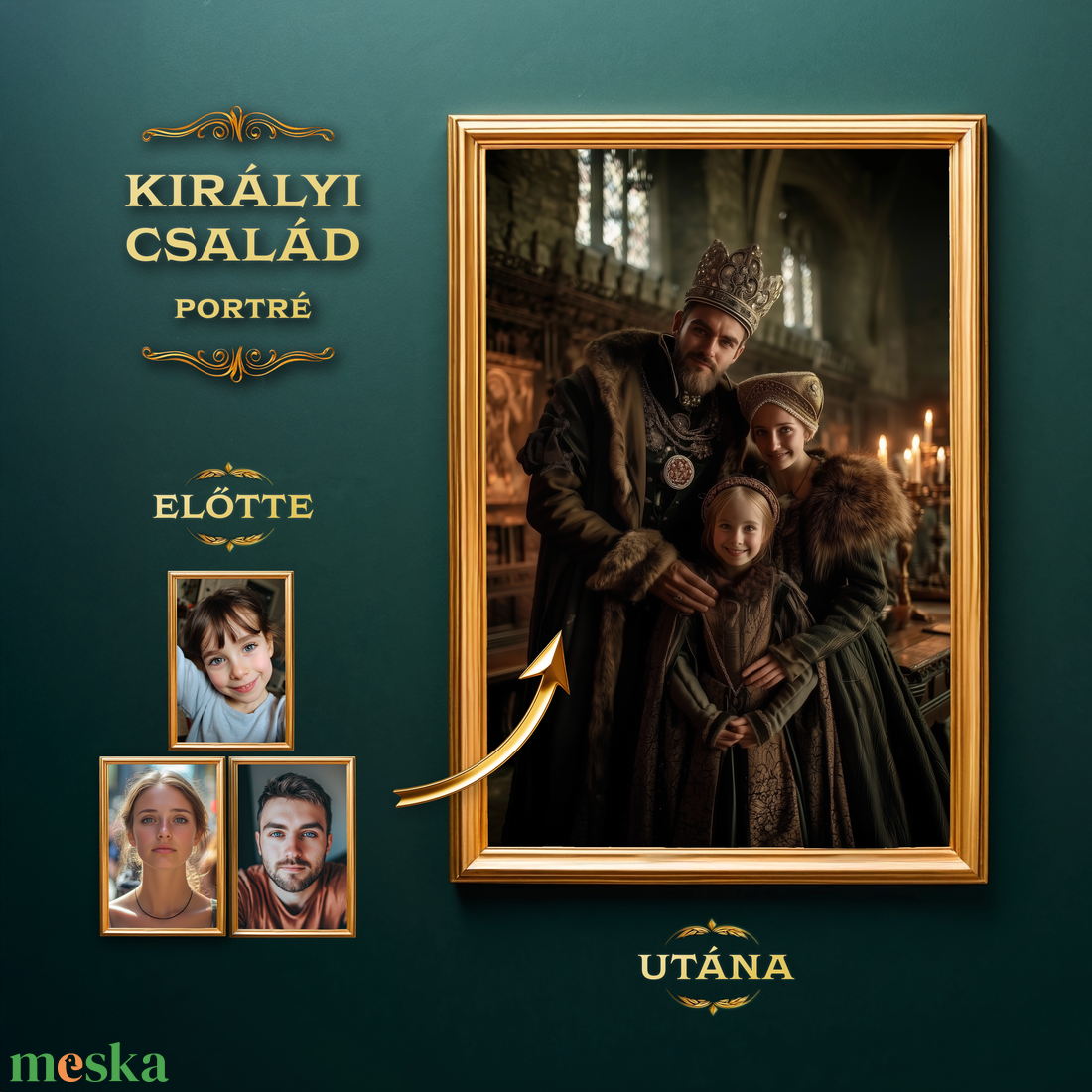 Középkori királyi családi portré a fotóitokból, Ajándék családoknak - művészet - grafika & illusztráció - digitális - Meska.hu Középkori királyi családi portré a fotóitokból, Ajándék családoknak - művészet - grafika & illusztráció - digitális - Meska.hu