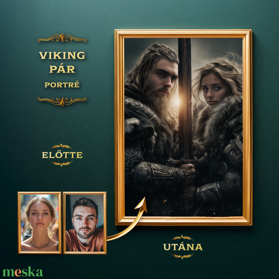 Viking Pár Portré a Fotódból - művészet - grafika & illusztráció - digitális - Meska.hu Viking Pár Portré a Fotódból - művészet - grafika & illusztráció - digitális - Meska.hu