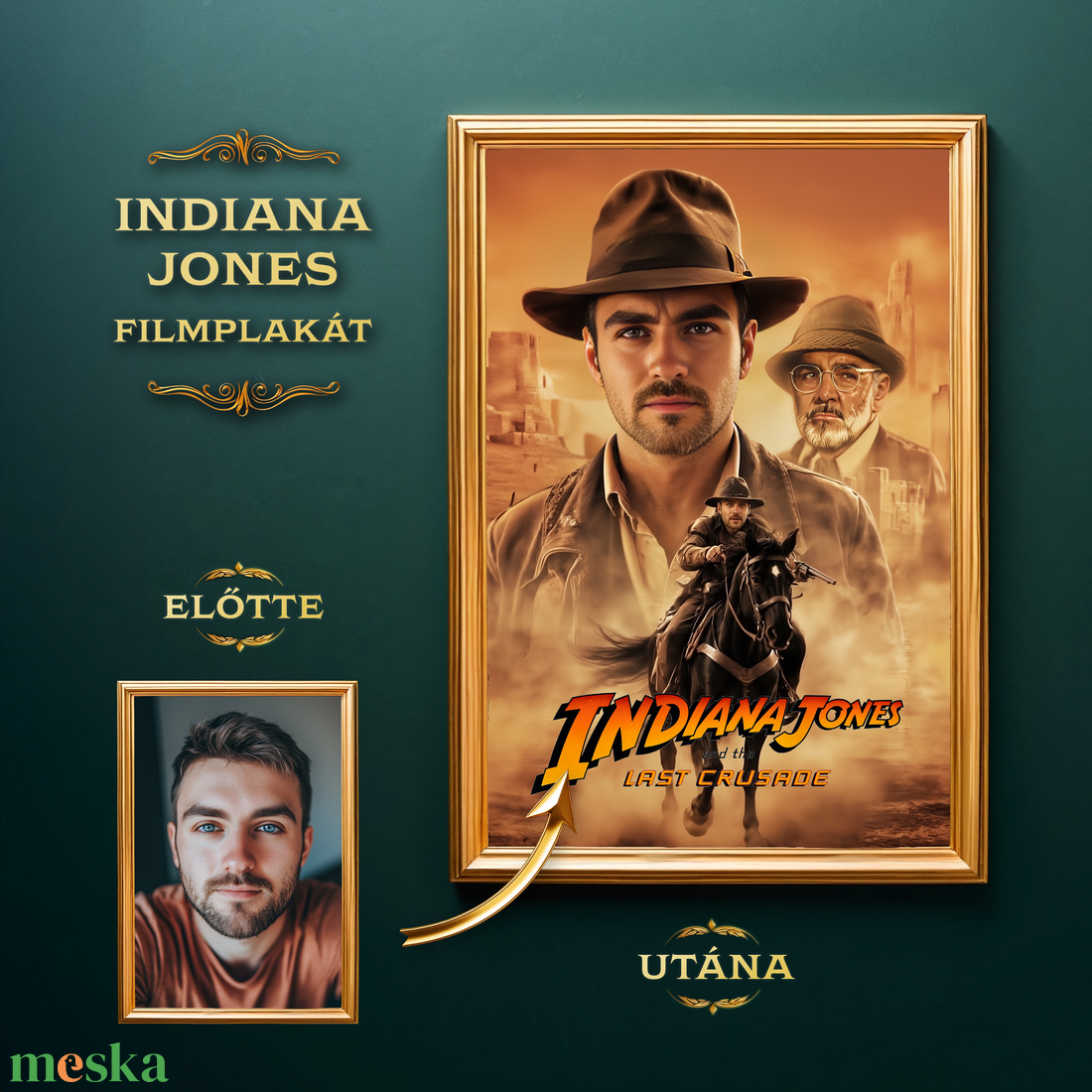 Indiana Jones Filmplakát a Fotódból - művészet - grafika & illusztráció - digitális - Meska.hu Indiana Jones Filmplakát a Fotódból - művészet - grafika & illusztráció - digitális - Meska.hu