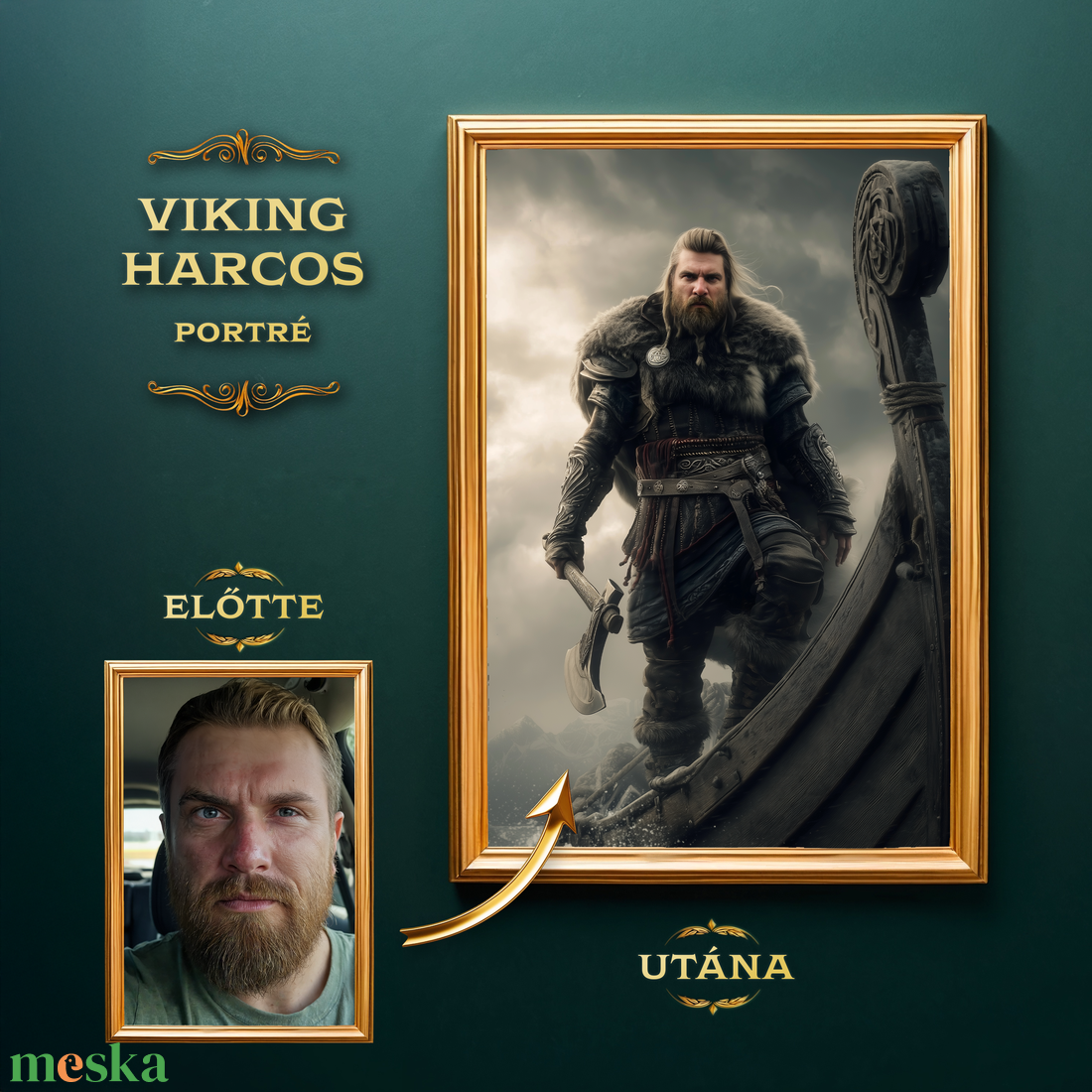 Viking Harcos Portré a Fotódból - művészet - grafika & illusztráció - digitális - Meska.hu Viking Harcos Portré a Fotódból - művészet - grafika & illusztráció - digitális - Meska.hu