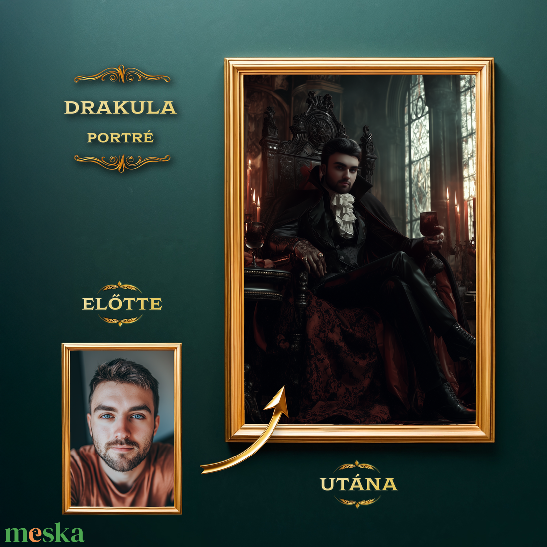 Drakula Portré a Fotódból - művészet - grafika & illusztráció - digitális - Meska.hu