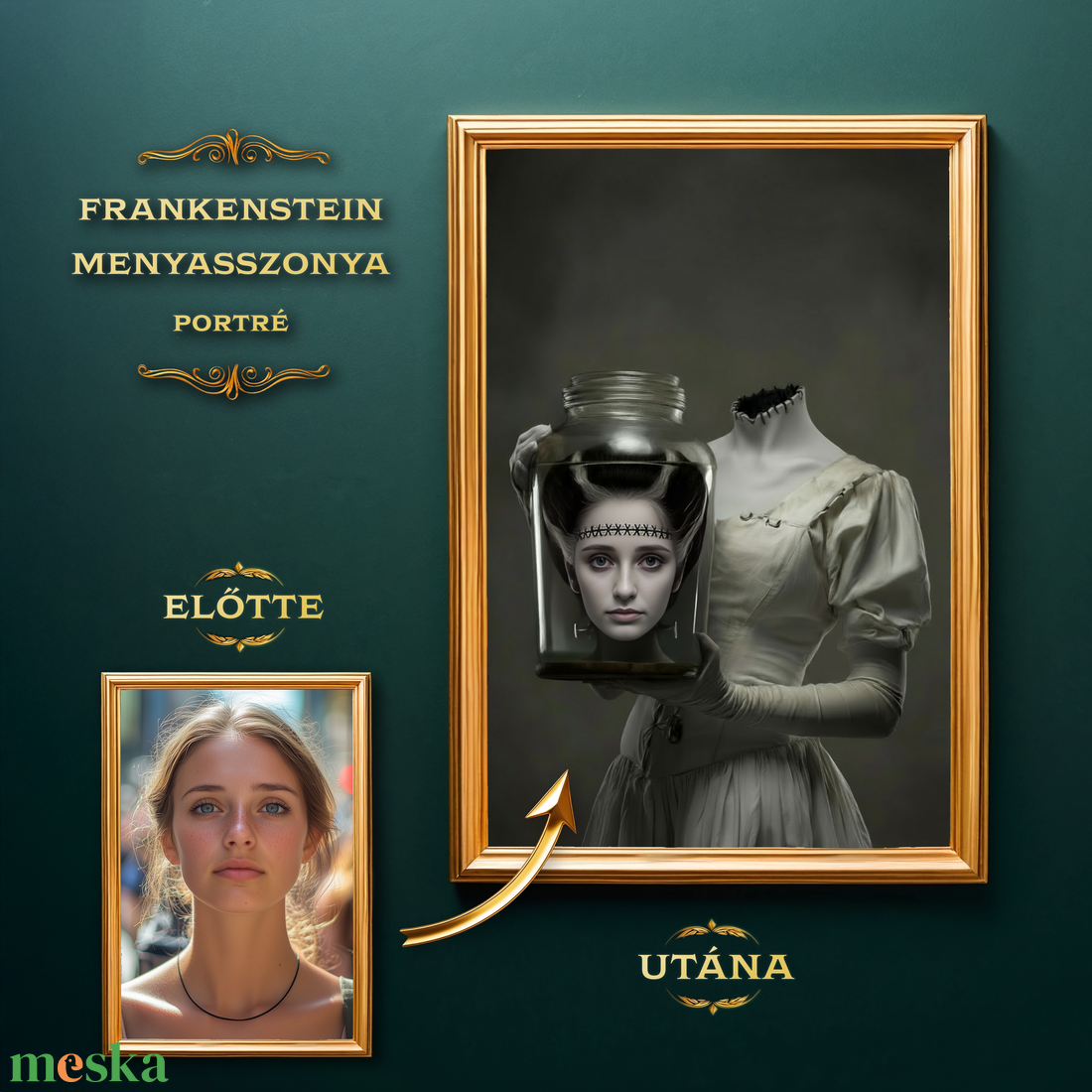 Frankeinstein Menyasszonya Portré a Fotódból - művészet - grafika & illusztráció - digitális - Meska.hu Frankeinstein Menyasszonya Portré a Fotódból - művészet - grafika & illusztráció - digitális - Meska.hu