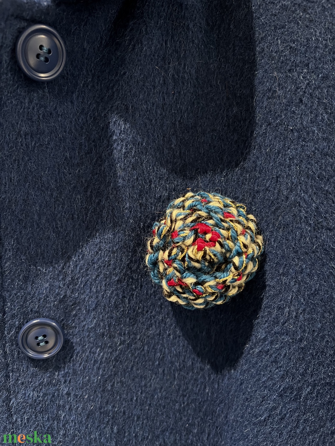 Kötött kitűző - ékszer - kitűző és bross - kitűző - Meska.hu Kötött kitűző - ékszer - kitűző és bross - kitűző - Meska.hu