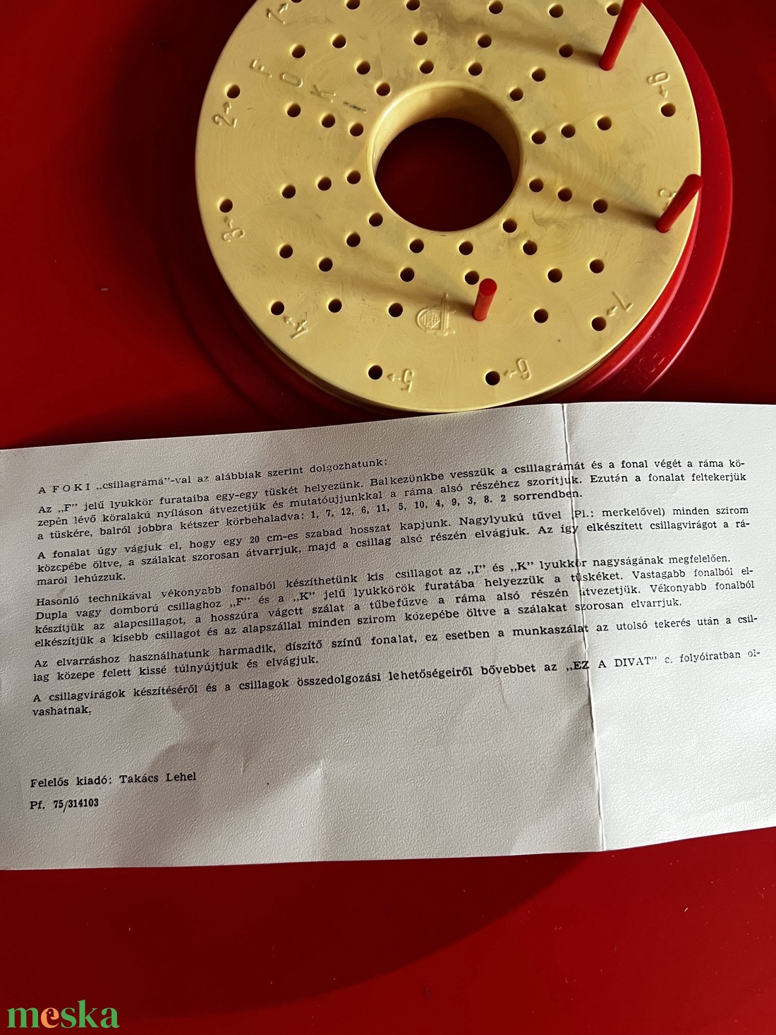FOKI csillagráma - kellékek & szerszámok - szerszámok, eszközök - eszköz kötéshez, horgoláshoz - Meska.hu FOKI csillagráma - kellékek & szerszámok - szerszámok, eszközök - eszköz kötéshez, horgoláshoz - Meska.hu