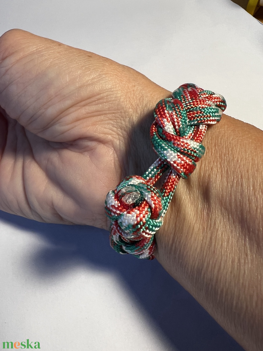 Trikolor fonott paracord karköt - ékszer - karkötő - fonott karkötő - Meska.hu Trikolor fonott paracord karköt - ékszer - karkötő - fonott karkötő - Meska.hu