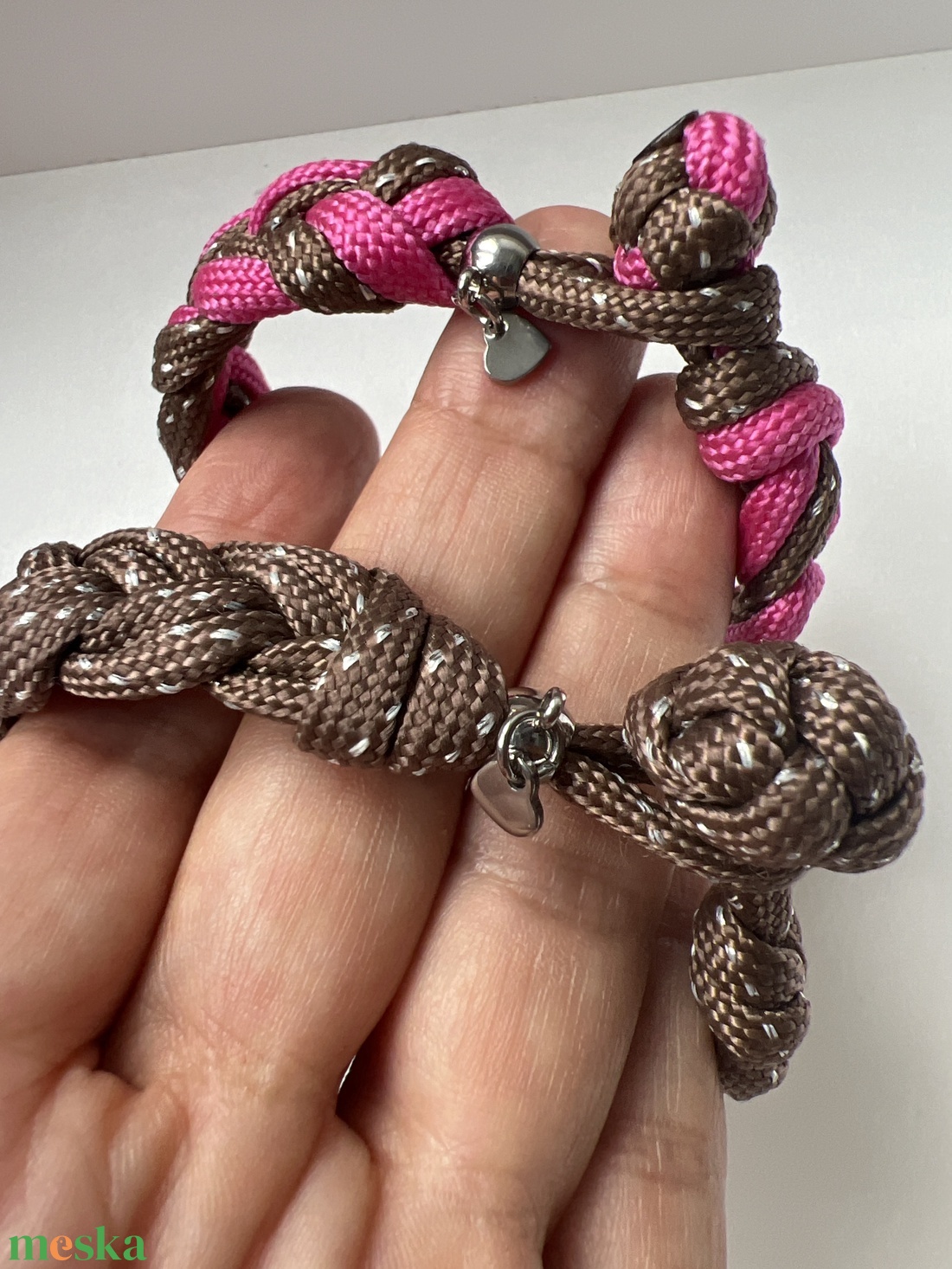 Fonott paracord karkötők - ékszer - karkötő - fonott karkötő - Meska.hu