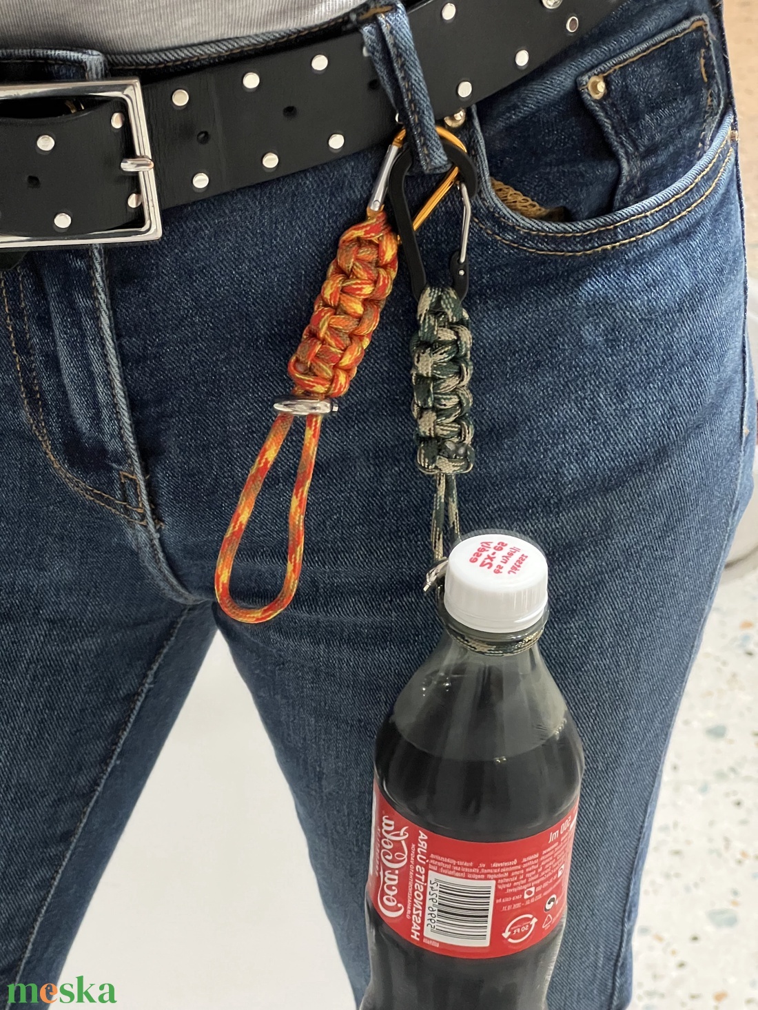 Karabineres palacktartó  - táska & tok - kulcstartó & táskadísz - táskaakasztó - Meska.hu