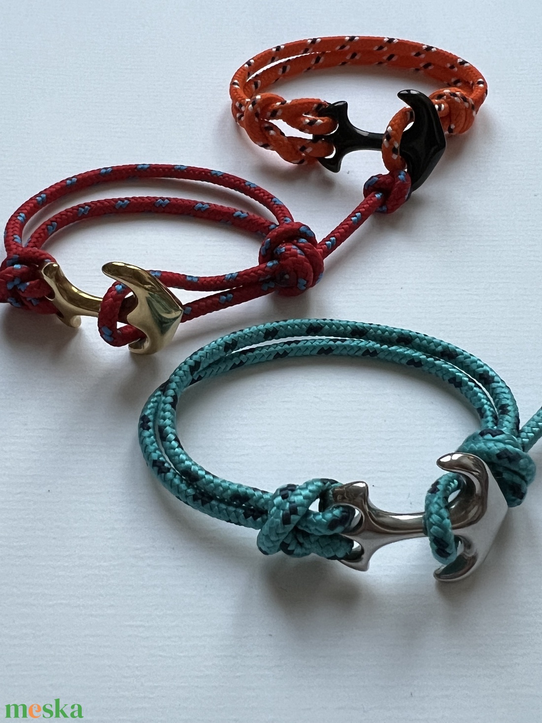 PIRAT karkötők horgonnyal - ékszer - karkötő - karperec - Meska.hu