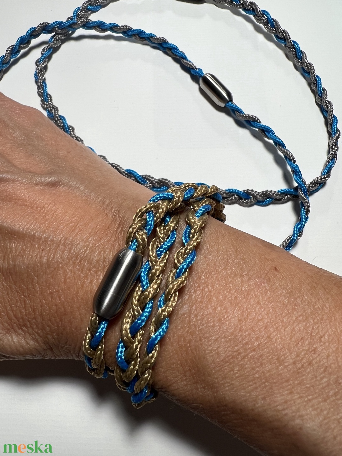 Fonott karköt/nyaklánc - ékszer - karkötő - karperec - Meska.hu