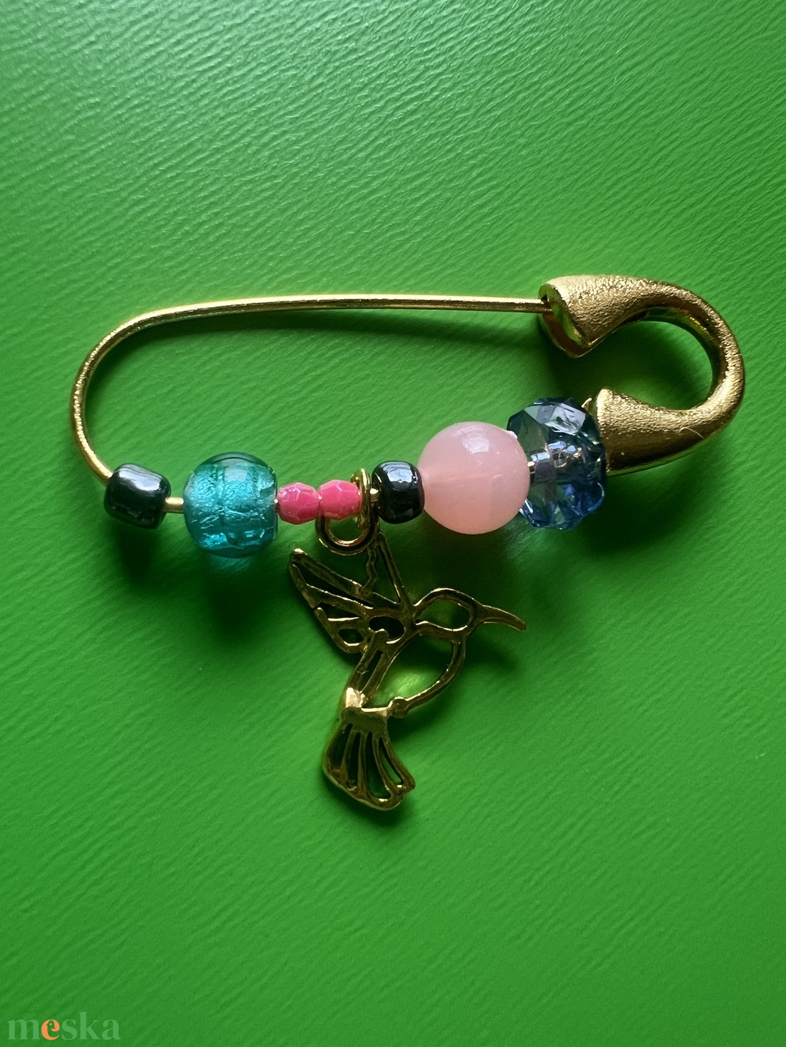 Kolibris kit�ző  - ékszer - kitűző és bross - Meska.hu