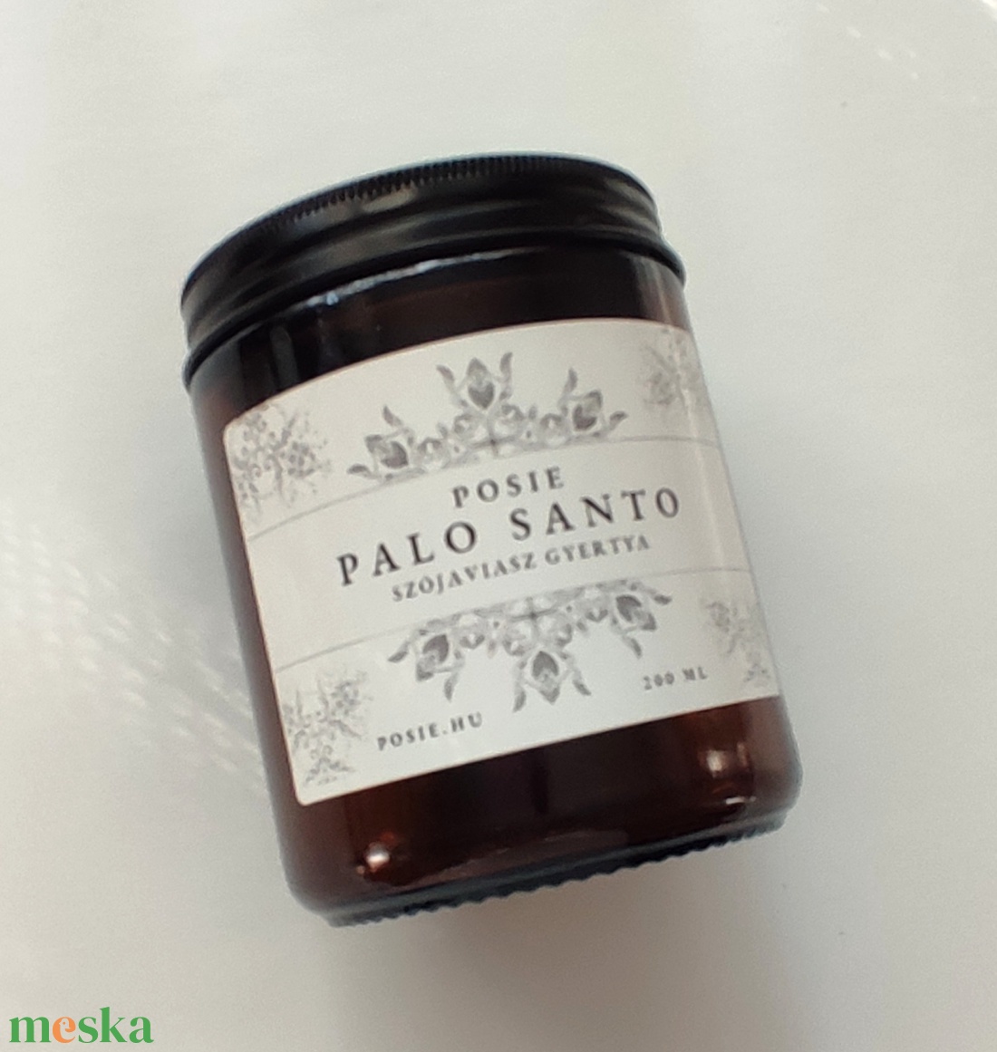Palo Santo szójaviasz illatgyertya - otthon & életmód - gyertya, illat, aroma - gyertya - Meska.hu