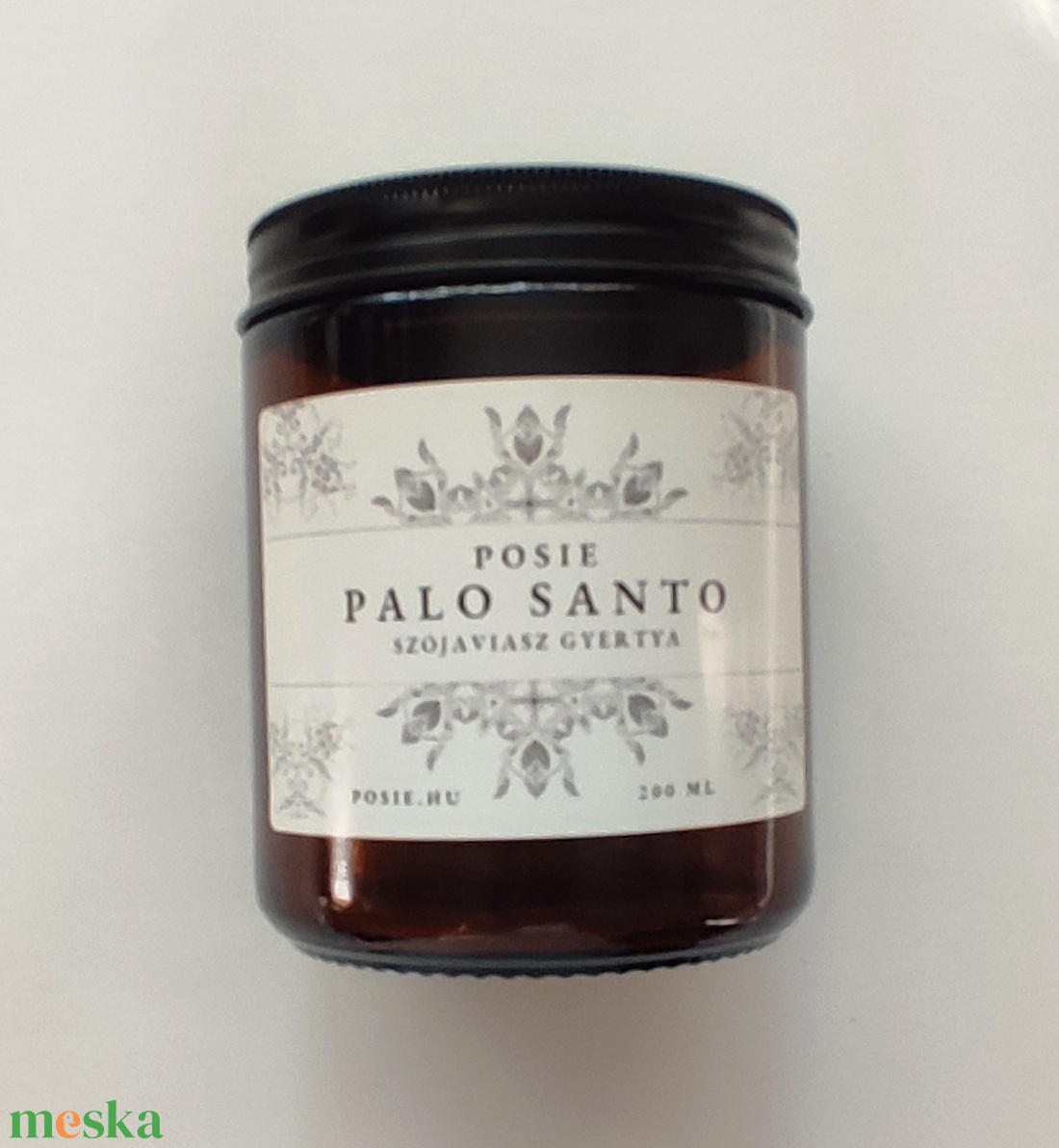 Palo Santo szójaviasz illatgyertya - otthon & életmód - gyertya, illat, aroma - gyertya - Meska.hu