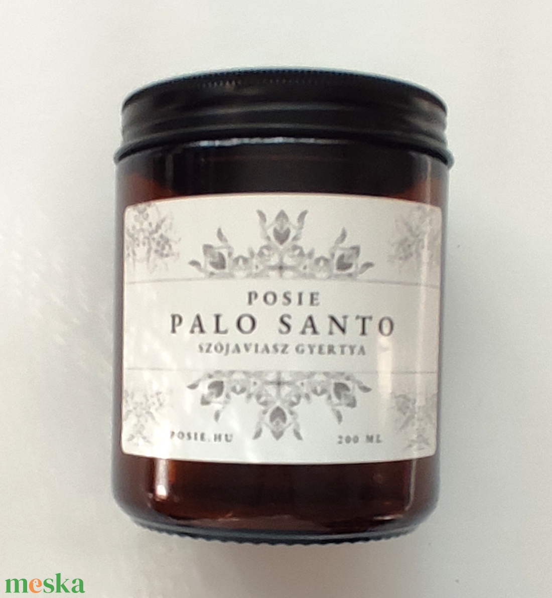 Palo Santo szójaviasz illatgyertya - otthon & életmód - gyertya, illat, aroma - gyertya - Meska.hu
