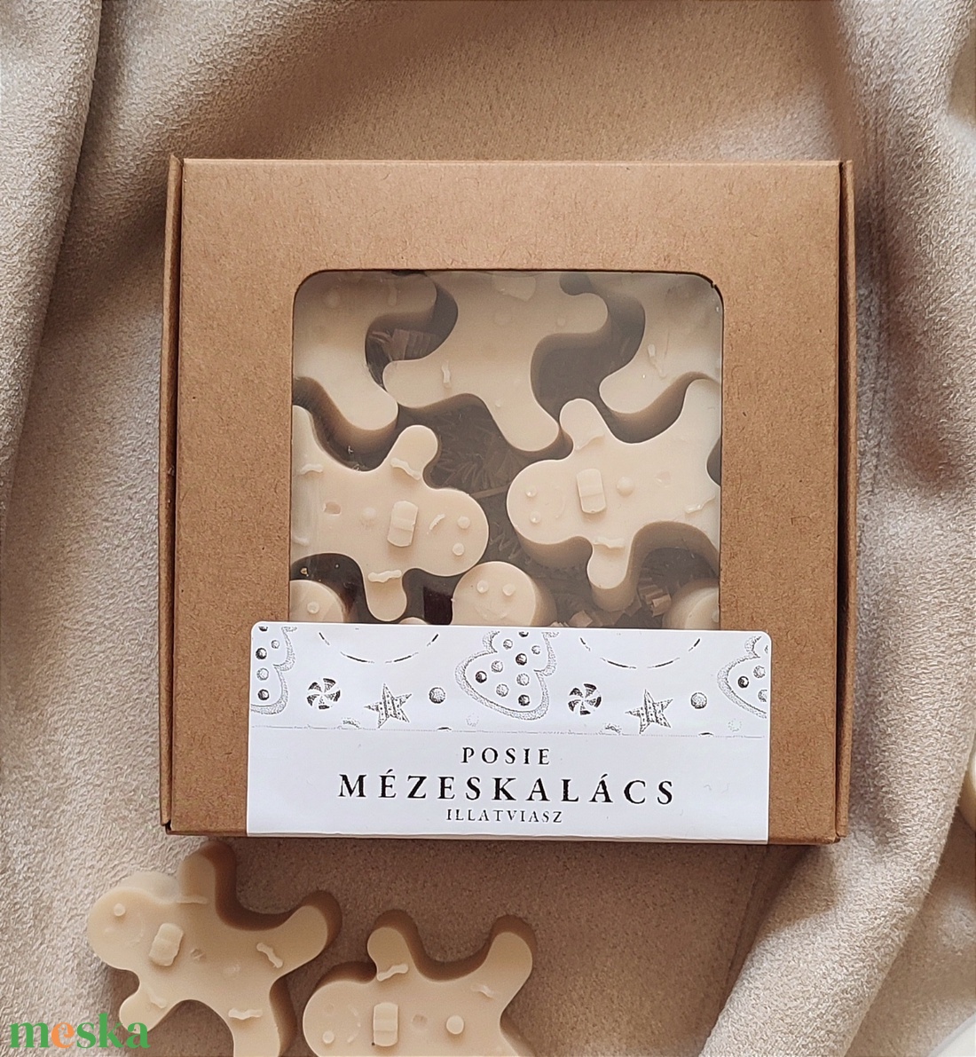 Mézeskalács illatviasz - karácsony - karácsonyi lakásdekoráció - karácsonyi illatgyertya, mécses - Meska.hu