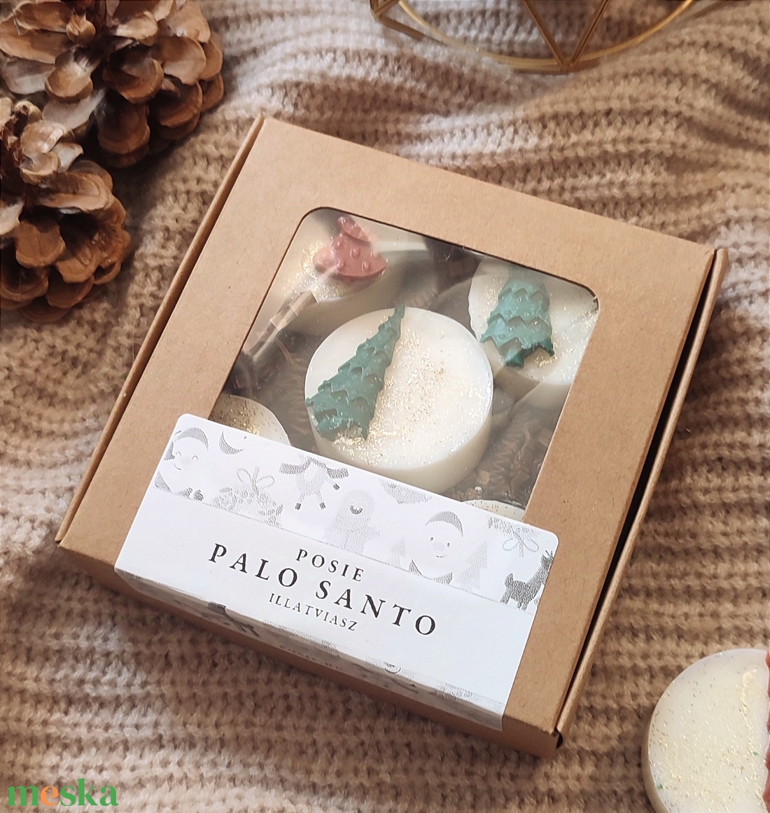 Palo Santo illatviasz - karácsony - karácsonyi lakásdekoráció - karácsonyi illatgyertya, mécses - Meska.hu