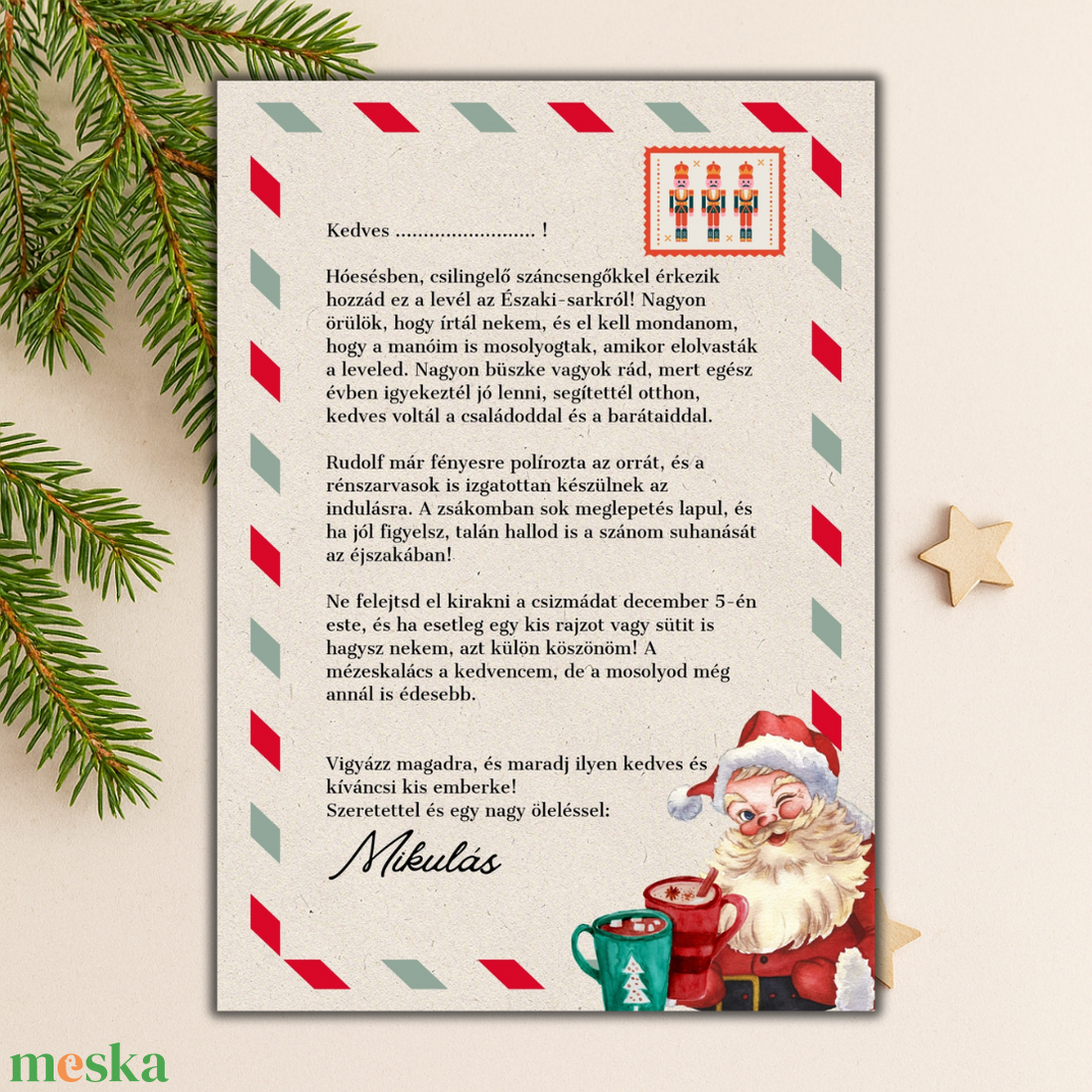 Mikulás levél csomag - otthon & életmód - papír, írószer - egyedi szerkesztés - Meska.hu
