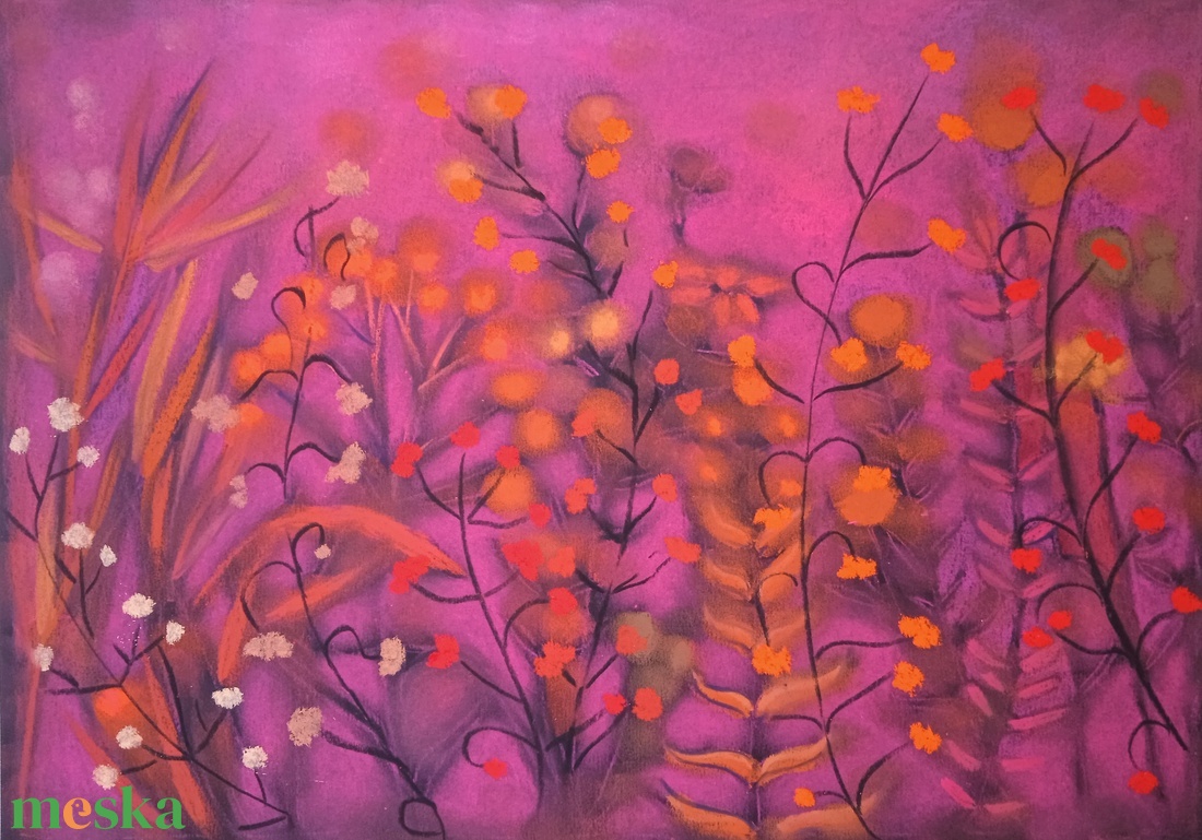 Őszike - művészet - festmény - pasztell - Meska.hu