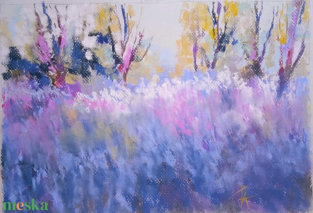 Nyár - művészet - festmény - pasztell - Meska.hu