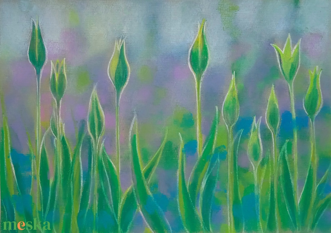 Kis rajz - művészet - festmény - pasztell - Meska.hu