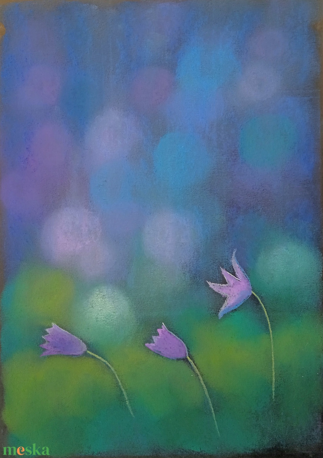 Három szál - művészet - festmény - pasztell - Meska.hu