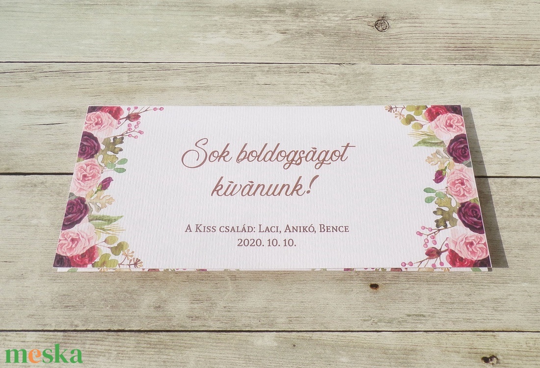 Esküvői pénzátadó boríték, esküvői gratuláció, nászajándék bordó rózsás akvarell mintával - esküvő - emlék & ajándék - nászajándék - Meska.hu Esküvői pénzátadó boríték, esküvői gratuláció, nászajándék bordó rózsás akvarell mintával - esküvő - emlék & ajándék - nászajándék - Meska.hu