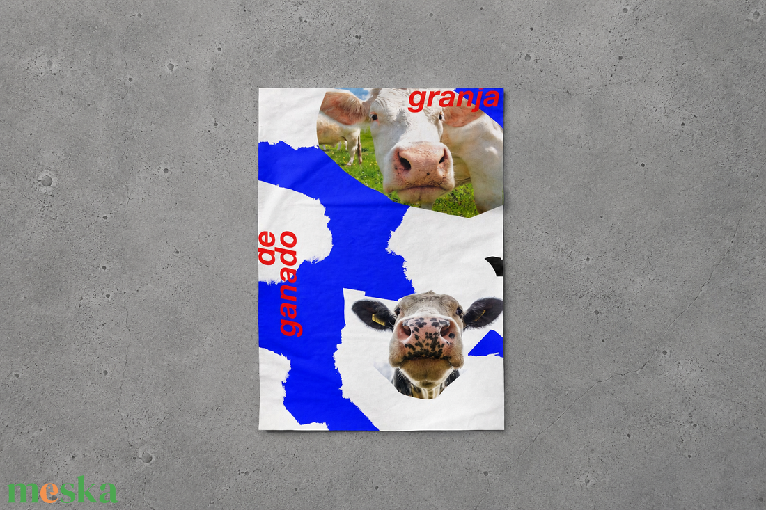 Granja de ganado poster - művészet - grafika & illusztráció - digitális - Meska.hu