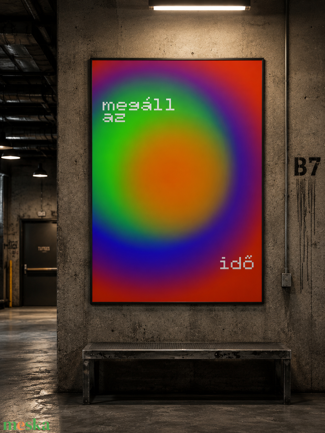 Megáll az idő poster - művészet - grafika & illusztráció - digitális - Meska.hu
