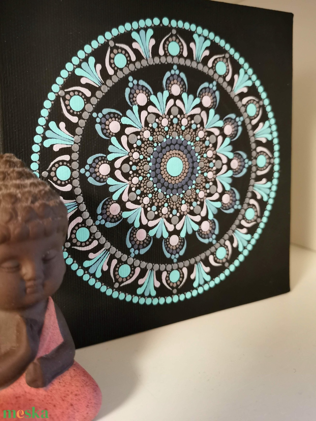 Mandala vászonkép - menta - otthon & életmód - dekoráció - kép & falikép - vászonkép - Meska.hu Mandala vászonkép - menta - otthon & életmód - dekoráció - kép & falikép - vászonkép - Meska.hu