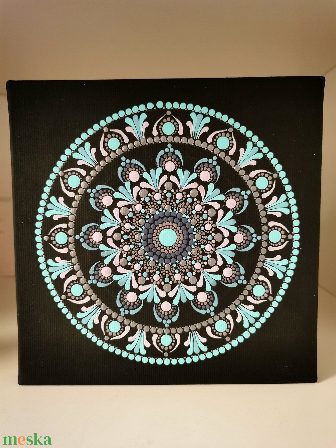 Mandala vászonkép - menta - otthon & életmód - dekoráció - kép & falikép - vászonkép - Meska.hu Mandala vászonkép - menta - otthon & életmód - dekoráció - kép & falikép - vászonkép - Meska.hu