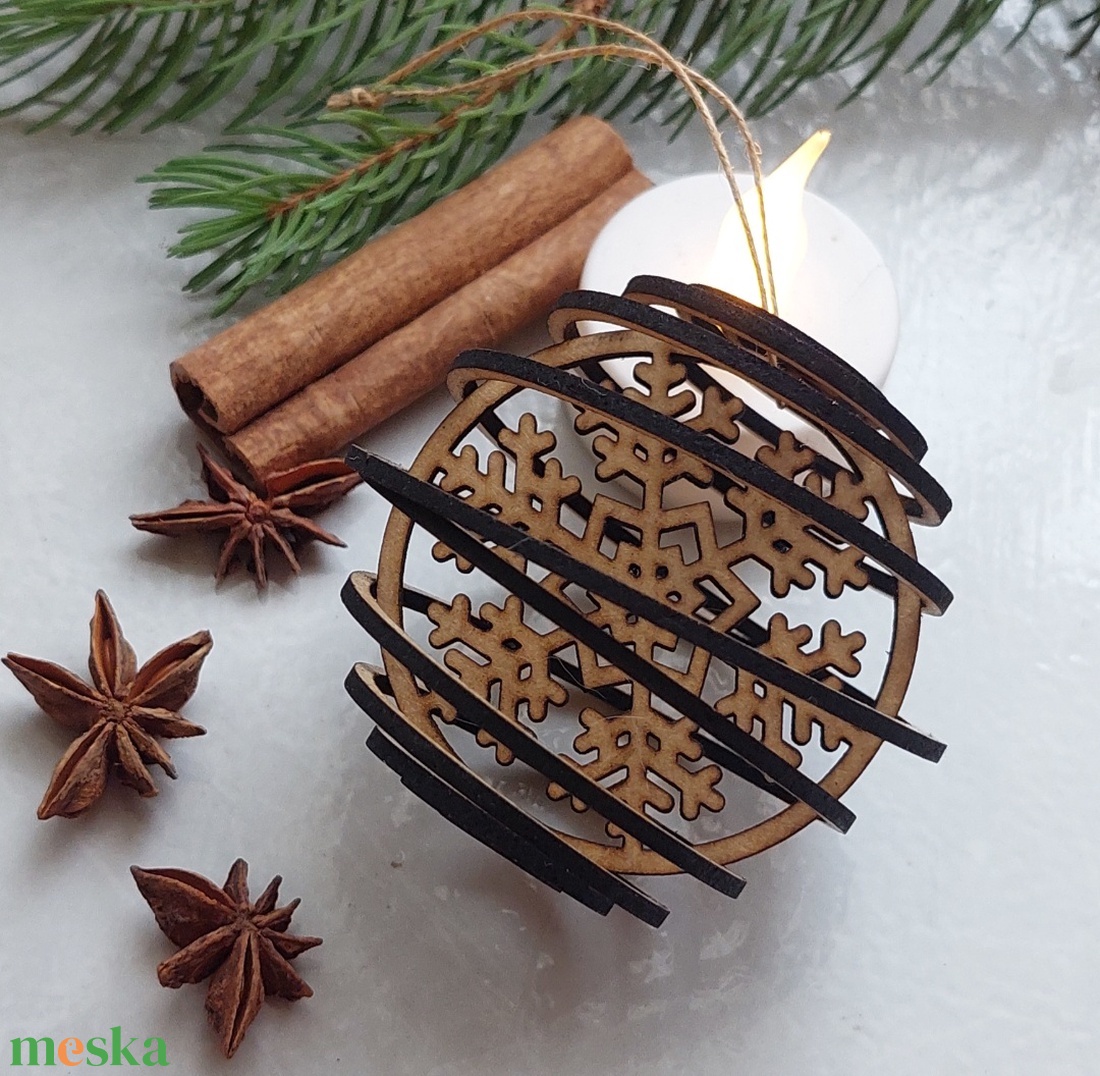 Karácsonyfadísz - karácsony - karácsonyi lakásdekoráció - karácsonyfadíszek - Meska.hu