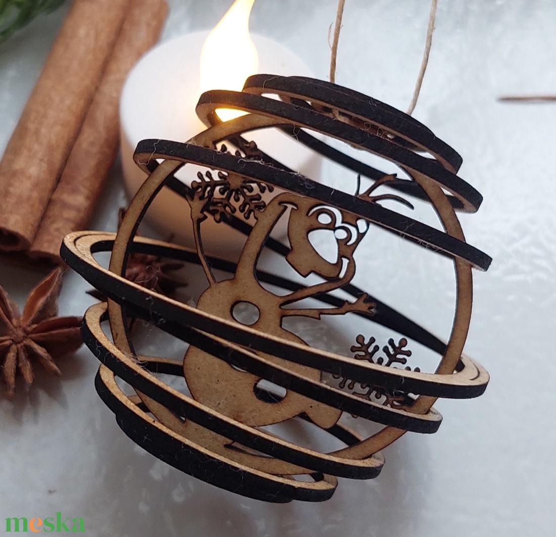 Karácsonyfadísz - karácsony - karácsonyi lakásdekoráció - karácsonyfadíszek - Meska.hu