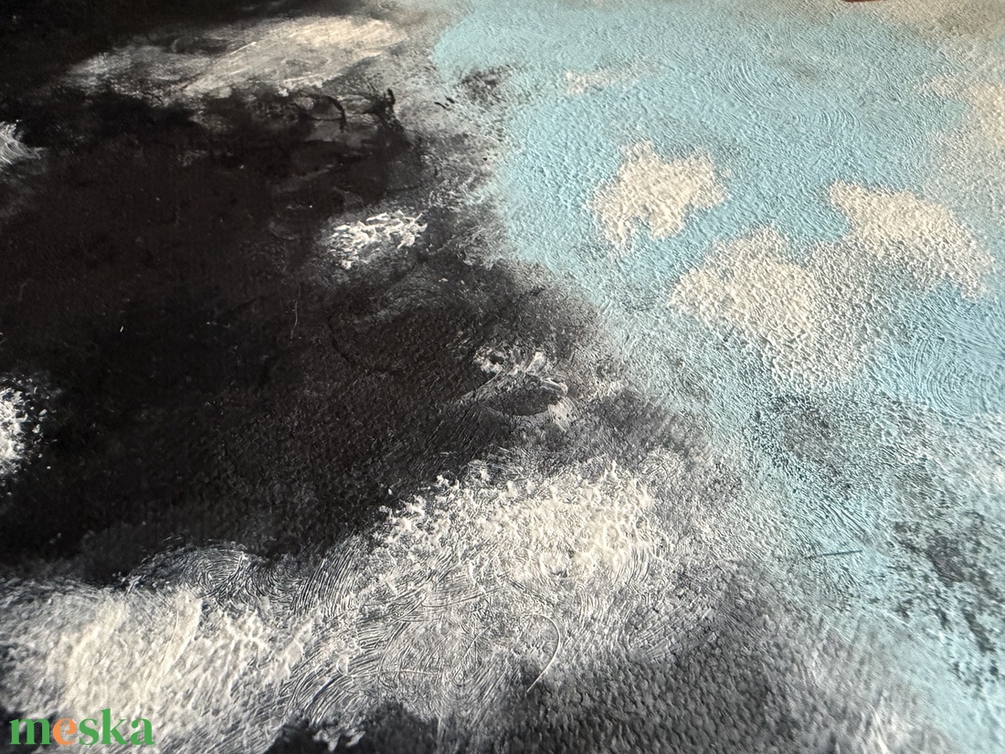 Két világ határán - művészet - festmény - akril - Meska.hu