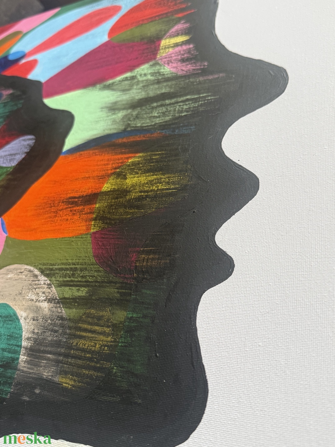 �A macskám tudja - művészet - festmény - akril - Meska.hu