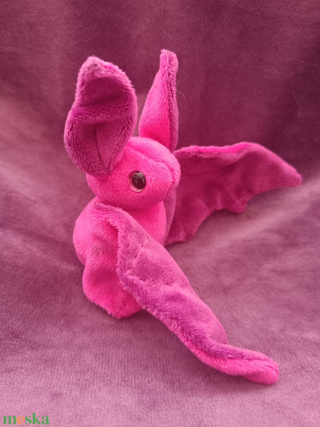 Apró plüss denevér - játék & sport - plüssállat & játékfigura - más figura - Meska.hu