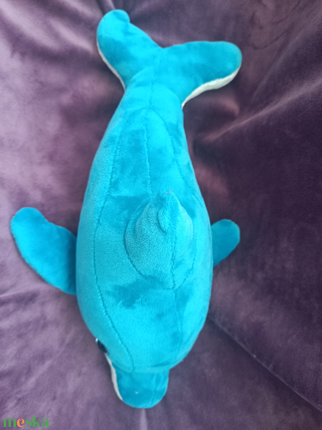 Plüss delfin nagyobb - játék & sport - plüssállat & játékfigura - más figura - Meska.hu