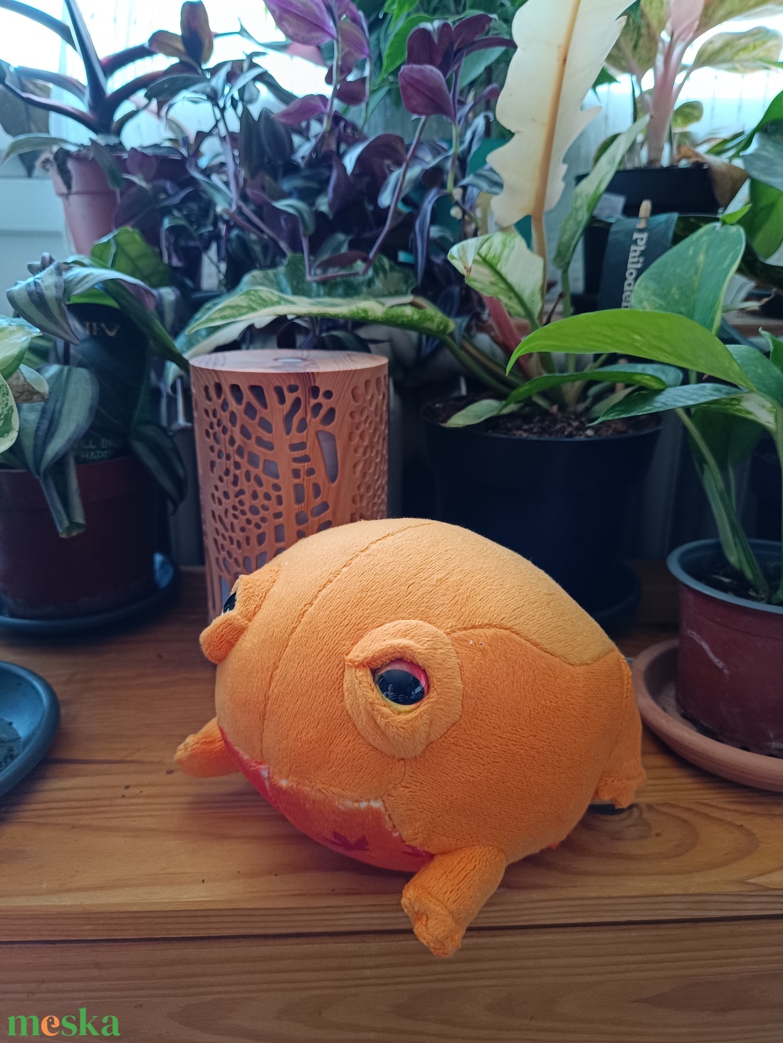 Őszi mintás plüss béka - játék & sport - plüssállat & játékfigura - más figura - Meska.hu