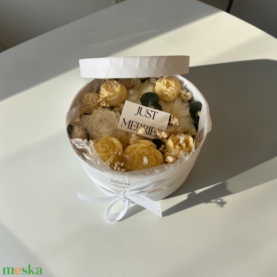 Örök virágbox forever flower box  - otthon & életmód - virágdekoráció - virágdíszítő kellékek - Meska.hu