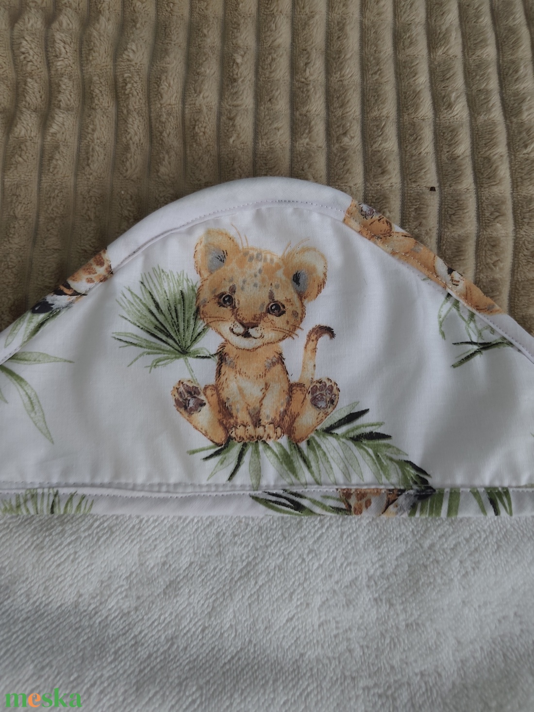 �� Pihe-puha Kapucnis Babafürdőlepedő � Az esti pancsolás kedvence �� - baba - mama - pelenkázó, babafürdető kellékek - baba törölköző - Meska.hu