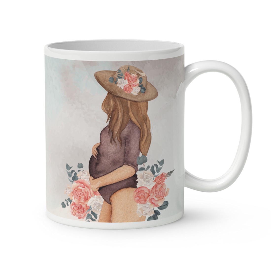 Kérd a neveddel - Babát várok Kismama mintás bögre - otthon & életmód - konyhafelszerelés, tálalás - tálalás - bögre & csésze - Meska.hu