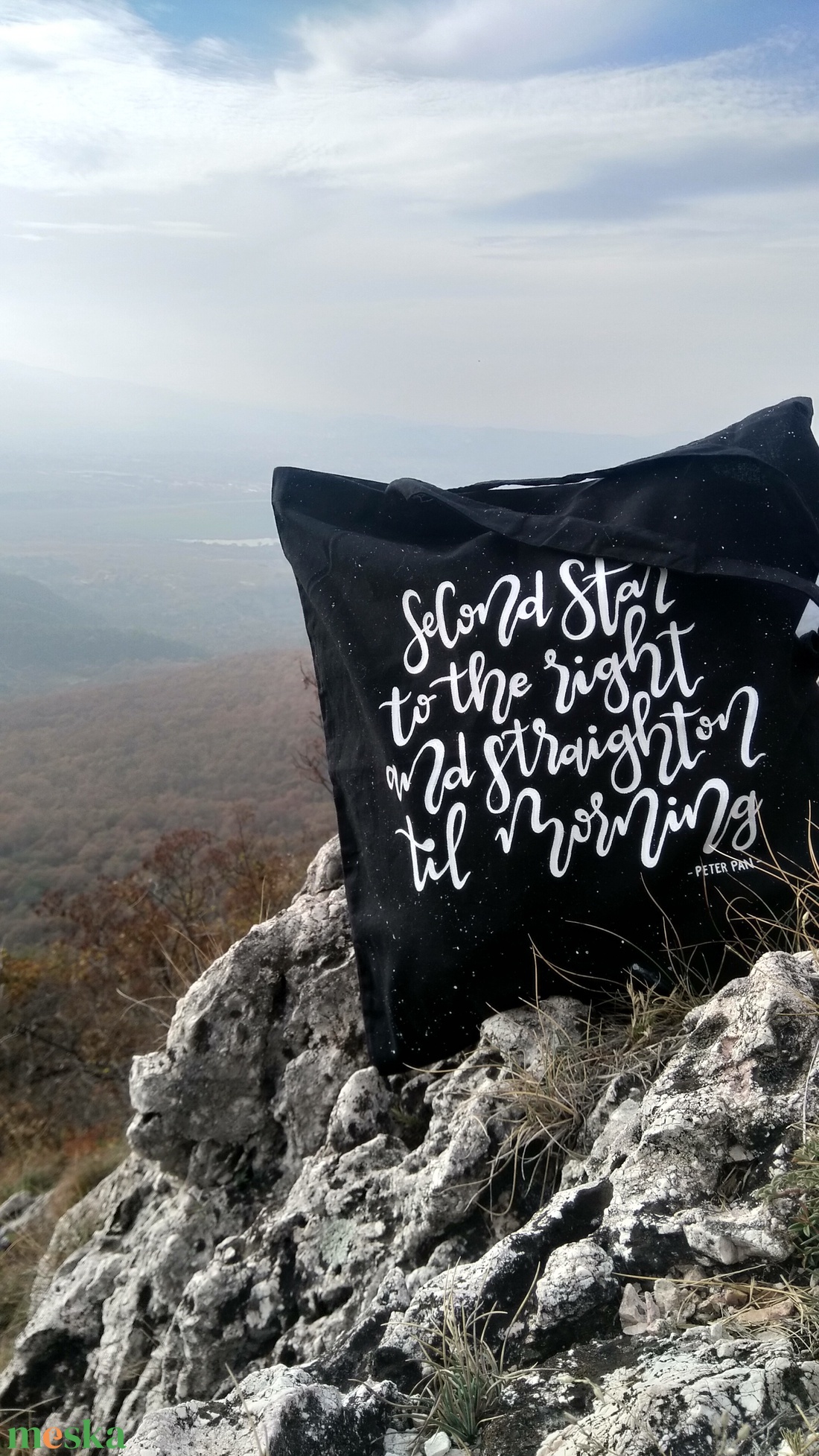 Pán Péter vászontáska - táska & tok - bevásárlás & shopper táska - shopper, textiltáska, szatyor - Meska.hu