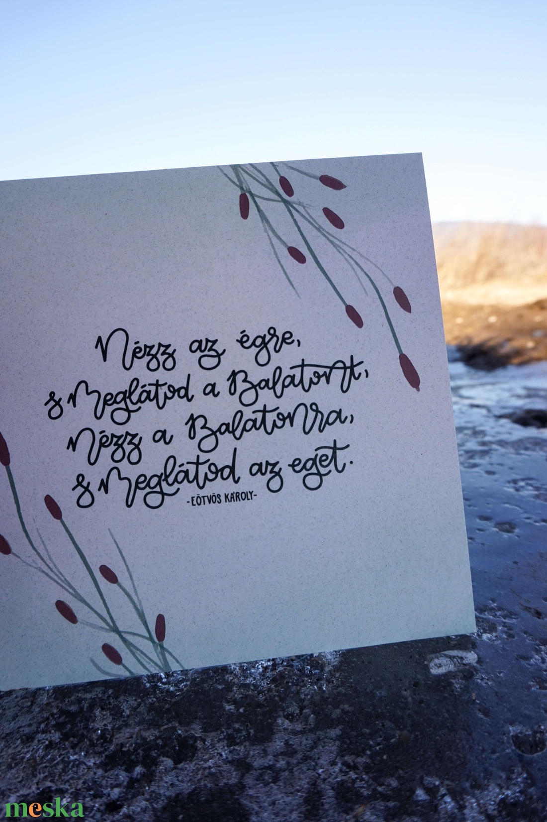 Balaton print - művészet - grafika & illusztráció - Meska.hu