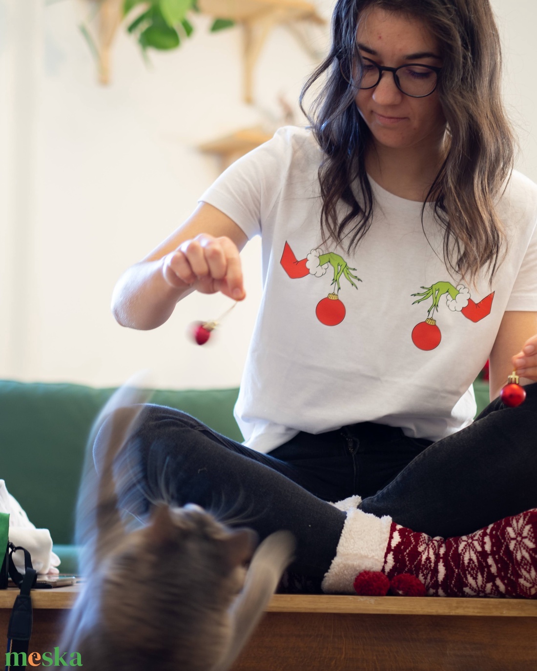 Grinch cici karácsonyi póló - ruha & divat - női ruha - póló, felső - Meska.hu Grinch cici karácsonyi póló - ruha & divat - női ruha - póló, felső - Meska.hu