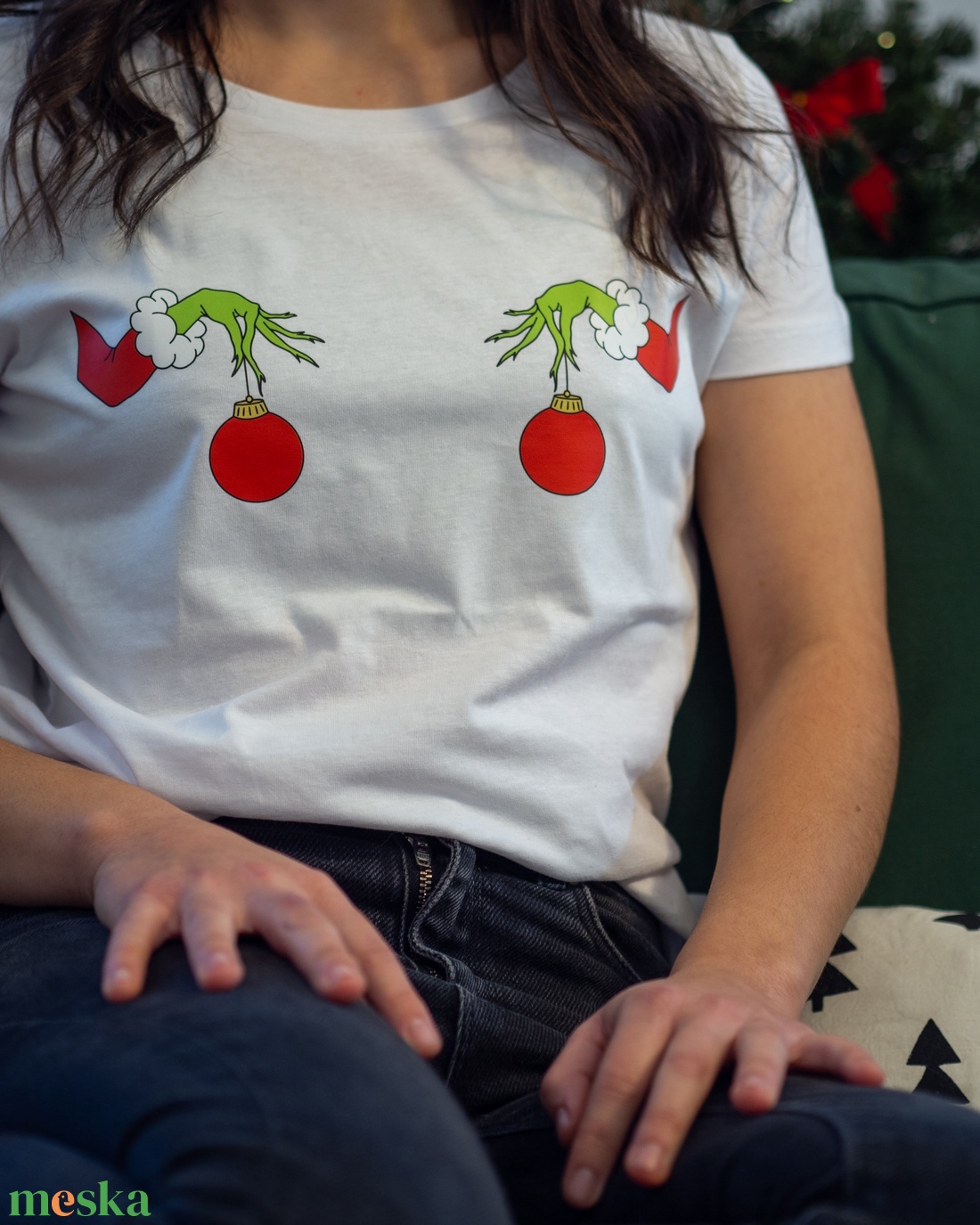 Grinch cici karácsonyi póló - ruha & divat - női ruha - póló, felső - Meska.hu Grinch cici karácsonyi póló - ruha & divat - női ruha - póló, felső - Meska.hu