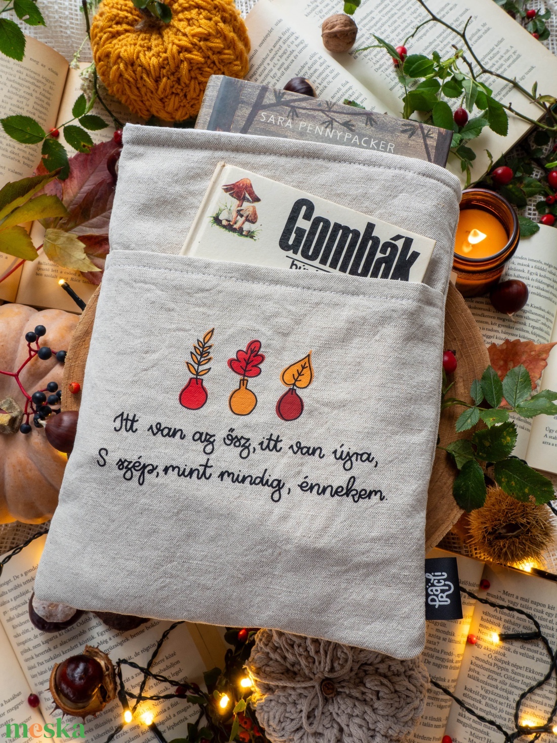 itt van az ősz könyvtasi - könyv & zene - könyvtok - Meska.hu