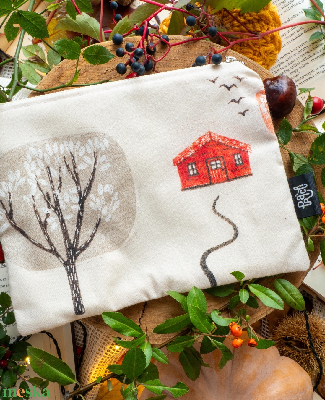 erdei kisházas neszeszer - táska & tok - neszesszer - Meska.hu