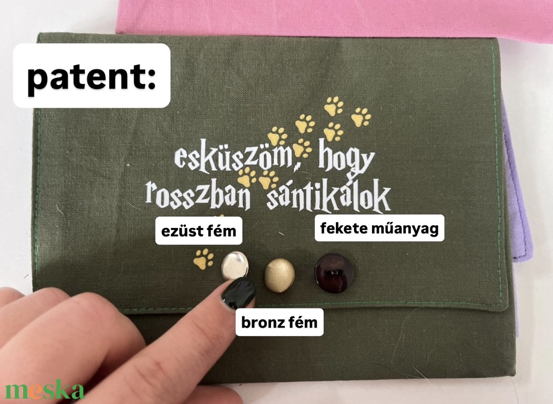 nyuszis kisállat egészségügyi/ oltási könyv/ útlevél tok - otthon & életmód - ház & kert - kutyatábla - Meska.hu