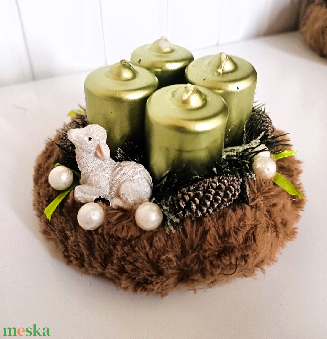 báránykás adventi koszorú - karácsony - adventi díszek - adventi koszorú - Meska.hu báránykás adventi koszorú - karácsony - adventi díszek - adventi koszorú - Meska.hu