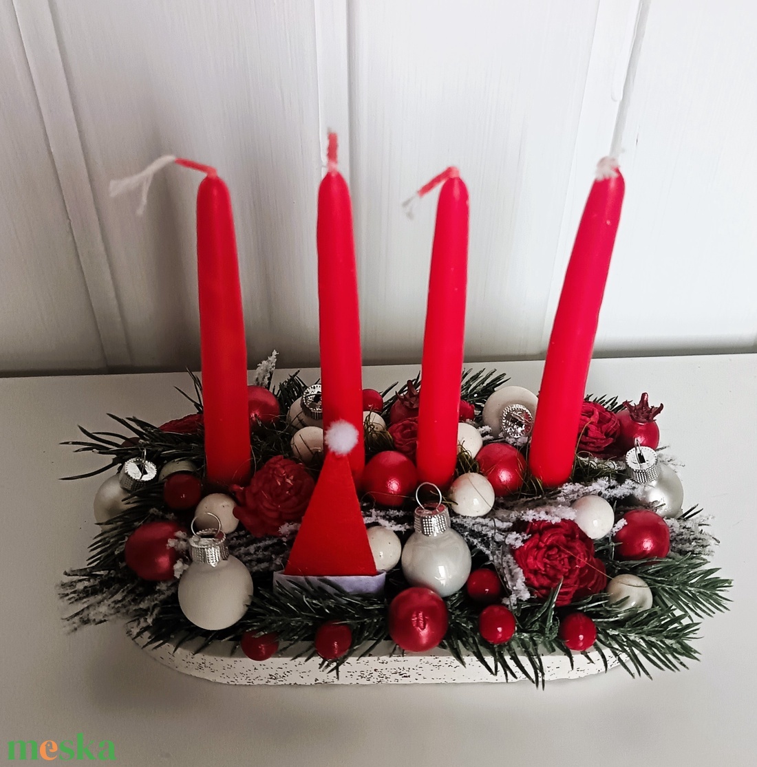 Kicsi adventi tál piros - karácsony - adventi díszek - adventi koszorú - Meska.hu Kicsi adventi tál piros - karácsony - adventi díszek - adventi koszorú - Meska.hu