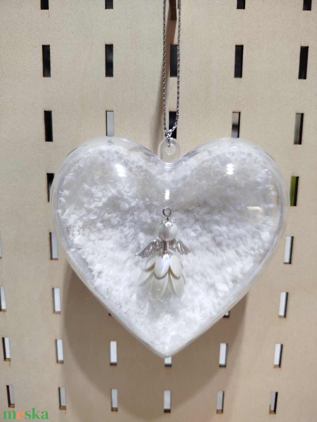 Szívbe zárt angyalok (2) - karácsony - karácsonyi lakásdekoráció - karácsonyfadíszek - Meska.hu